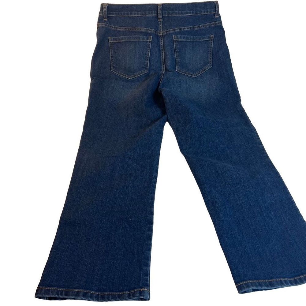 Gloria Vanderbilt Women's Dark Wash Amanda High-Rise Straight-Leg Jeans Size‎ 12 - Picture 2 of 10